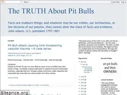 Sites similar to thetruthaboutpitbulls.blogspot.com