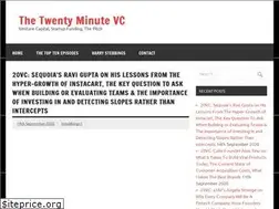 Sites similar to thetwentyminutevc.com