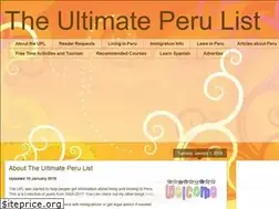 Sites similar to theultimateperulist.blogspot.com