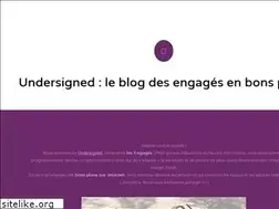Sites similar to theundersigned.net