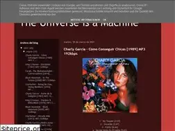 Sites similar to theuniverseisamachine.blogspot.com