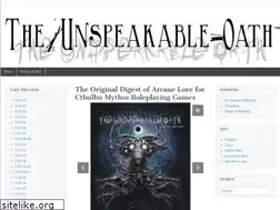 Sites similar to theunspeakableoath.com