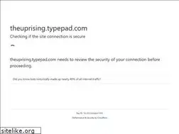 Sites similar to theuprising.typepad.com