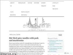 Sites similar to theurbanfeast.wordpress.com