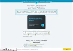 Sites similar to theuselesswebindex.com