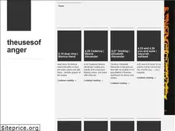 Sites similar to theusesofanger.wordpress.com