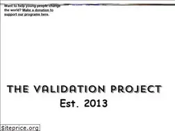 Sites similar to thevalidationproject.org