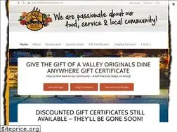 Sites similar to thevalleyoriginals.com