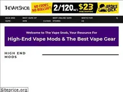 Sites similar to thevapesnob.com