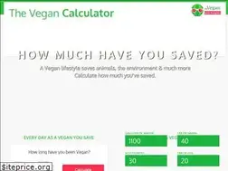 Sites similar to thevegancalculator.com