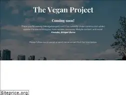 Sites similar to theveganproject.com