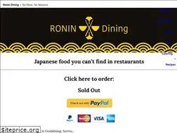 Sites similar to theveganronin.com