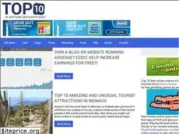 Sites similar to theverybesttop10.com
