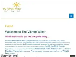 Sites similar to thevibrantwriter.com