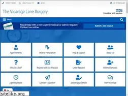 Sites similar to thevicaragelanesurgery.nhs.uk