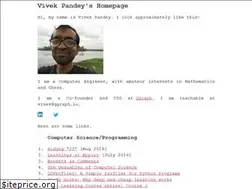 Sites similar to thevivekpandey.github.io