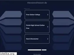 Sites similar to thevoiceofreason.de