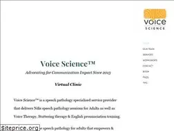 Sites similar to thevoicescience.com