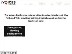 Sites similar to thevoicesconference.com