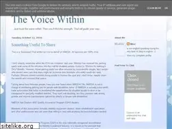 Sites similar to thevoicewithindotnet.blogspot.com