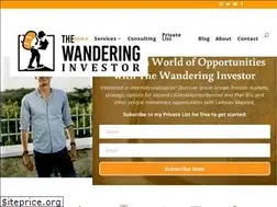 Sites similar to thewanderinginvestor.com