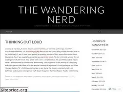 Sites similar to thewanderingnerd.wordpress.com