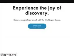 Sites similar to thewashingtonchorus.org