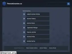 Sites similar to thewatchanime.co