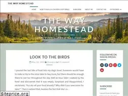 Sites similar to thewayhomestead.com
