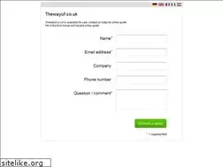 Sites similar to thewayof.co.uk