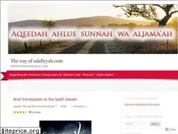 Sites similar to thewayofsalafiyyah.wordpress.com