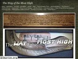 Sites similar to thewayofthemosthigh.ca