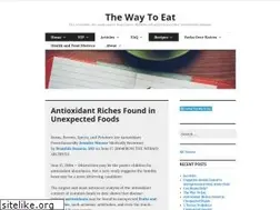 Sites similar to thewaytoeat.ca