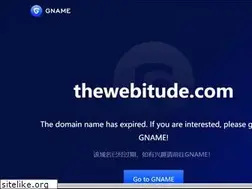 Sites similar to thewebitude.com