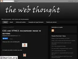 Sites similar to thewebthought.blogspot.com