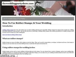 Sites similar to theweddingpartyshow.com