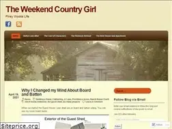Sites similar to theweekendcountrygirl.com