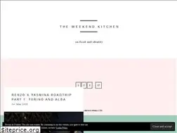 Sites similar to theweekendkitchen.co