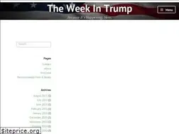 Sites similar to theweekintrump.blog