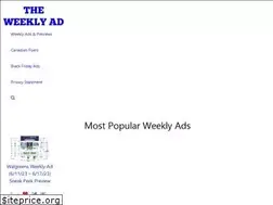 Sites similar to theweeklyad.com
