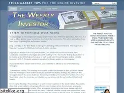 Sites similar to theweeklyinvestor.net