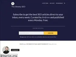 Sites similar to theweeklyseo.com