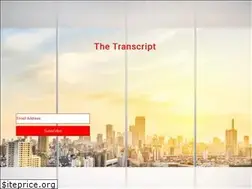 Sites similar to theweeklytranscript.com