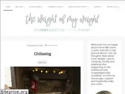 Sites similar to theweightofmyweight.com