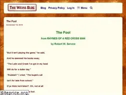 Sites similar to theweissblog.com