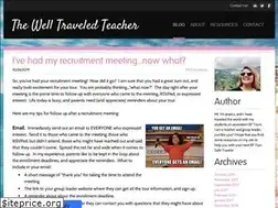 Sites similar to thewelltraveledteacher.com