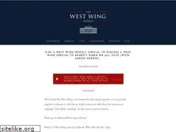 Sites similar to thewestwingweekly.com