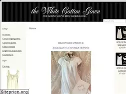 Sites similar to thewhitecottongown.com