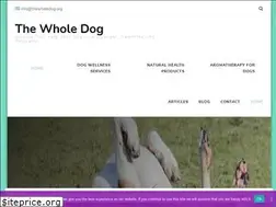 Sites similar to thewholedog.com