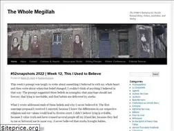 Sites similar to thewholemegillah.wordpress.com